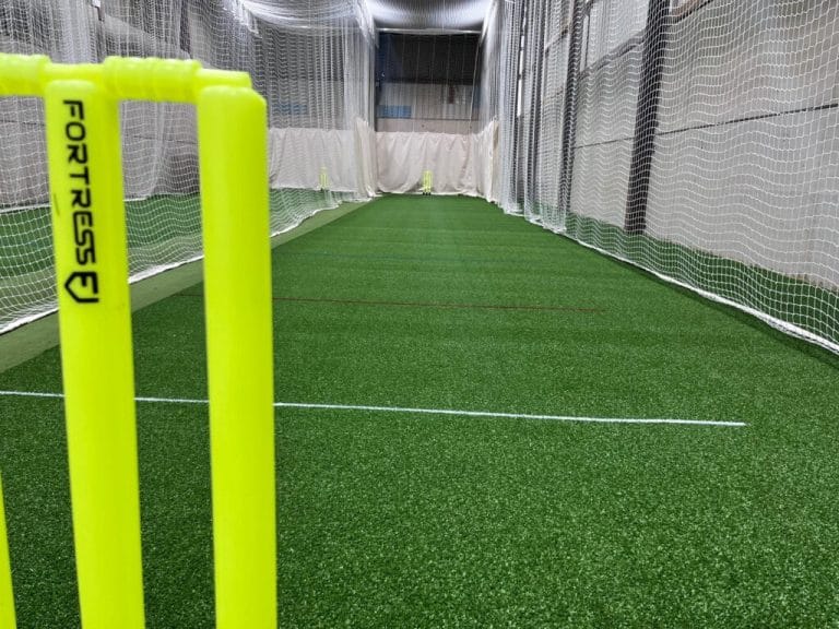 Cricket Lane with Wickets and Net
