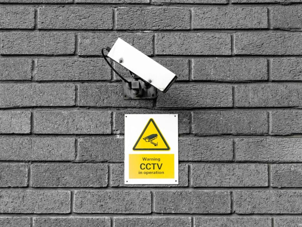CCTV Camera On a Wall